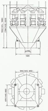 Весовые дозаторы с лотками большого объема, описание -3